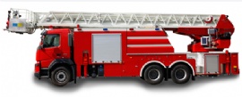 Volvo 42m Aerial Ladder Fire Truck